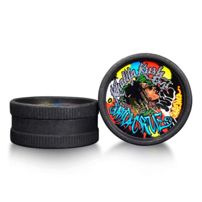 Santa Cruz Shredder Khalifa Kush Biodegradable Grinder Black 55mm