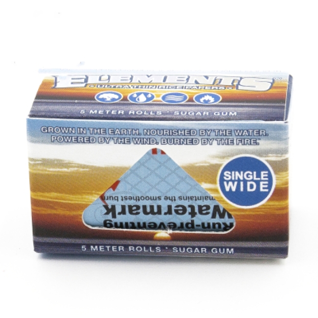 Elements Blue Rolls Single Wide 5m