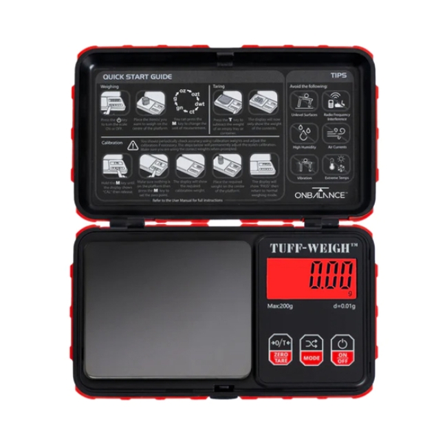 On Balance Tuff-Weigh 200x0.01g Red